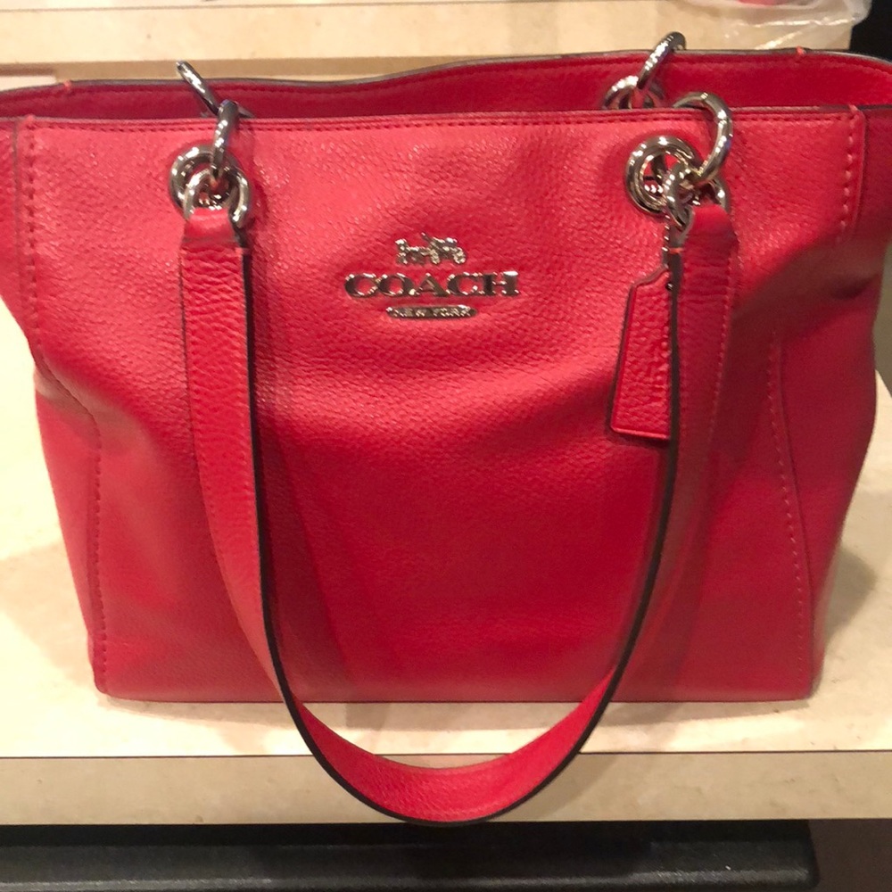 Gently used leather Jes Tote